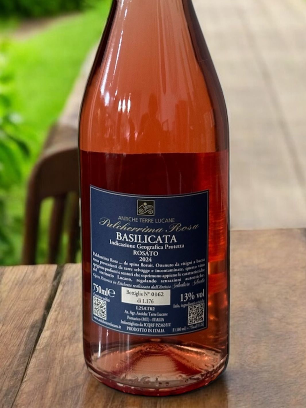 Pulcherrima Rosa 🍷 -IGP BASILICATA ROSATO - Vino Rosé Bottiglia in vetro 0,75L